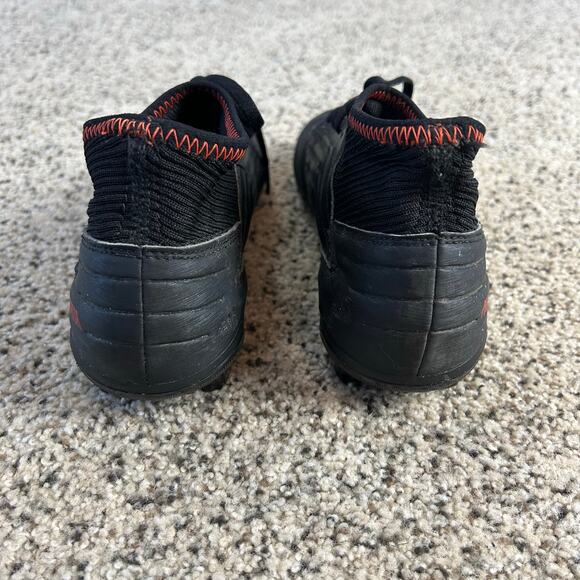 Adidas Predator Men's Soccer Cleats Size 6 Black Red 698007 - Picture 6 of 7